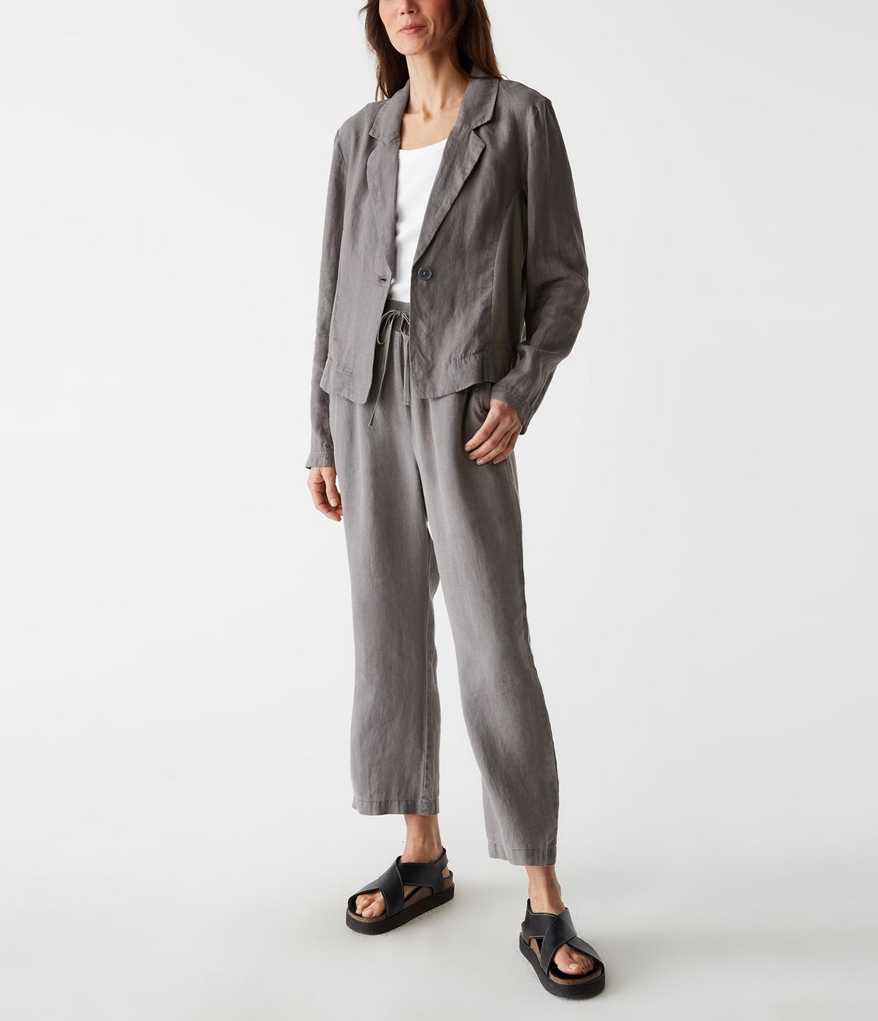 Pearson Linen Blazer | Oxide