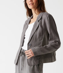 Pearson Linen Blazer | Oxide