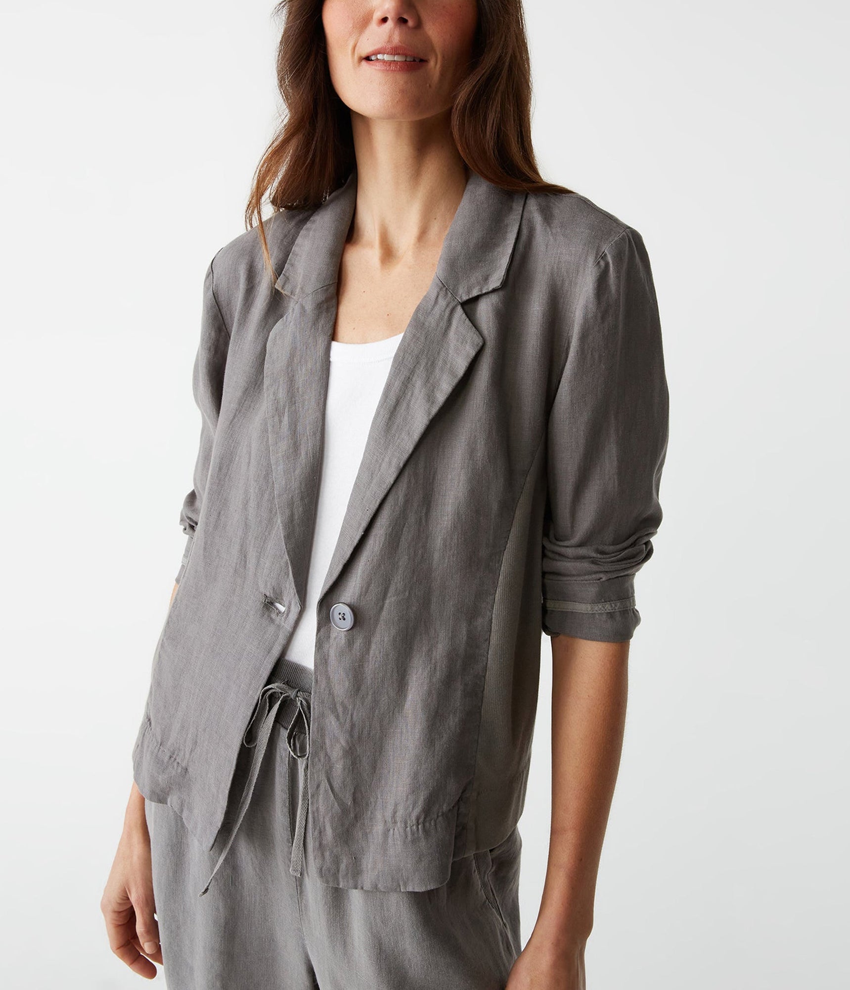 Pearson Linen Blazer | Oxide