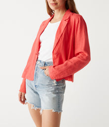 Pearson Ribbed Mixed Blazer | Spritz