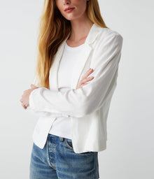 Pearson Linen Blazer | White