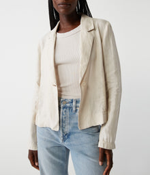 Pearson Ribbed Mixed Blazer | Winc