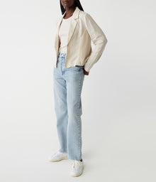 Pearson Ribbed Mixed Blazer | Winc