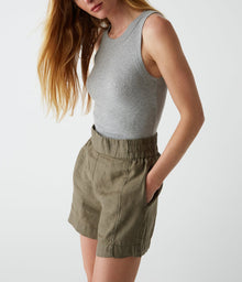 Mavis High Rise Short | Camo