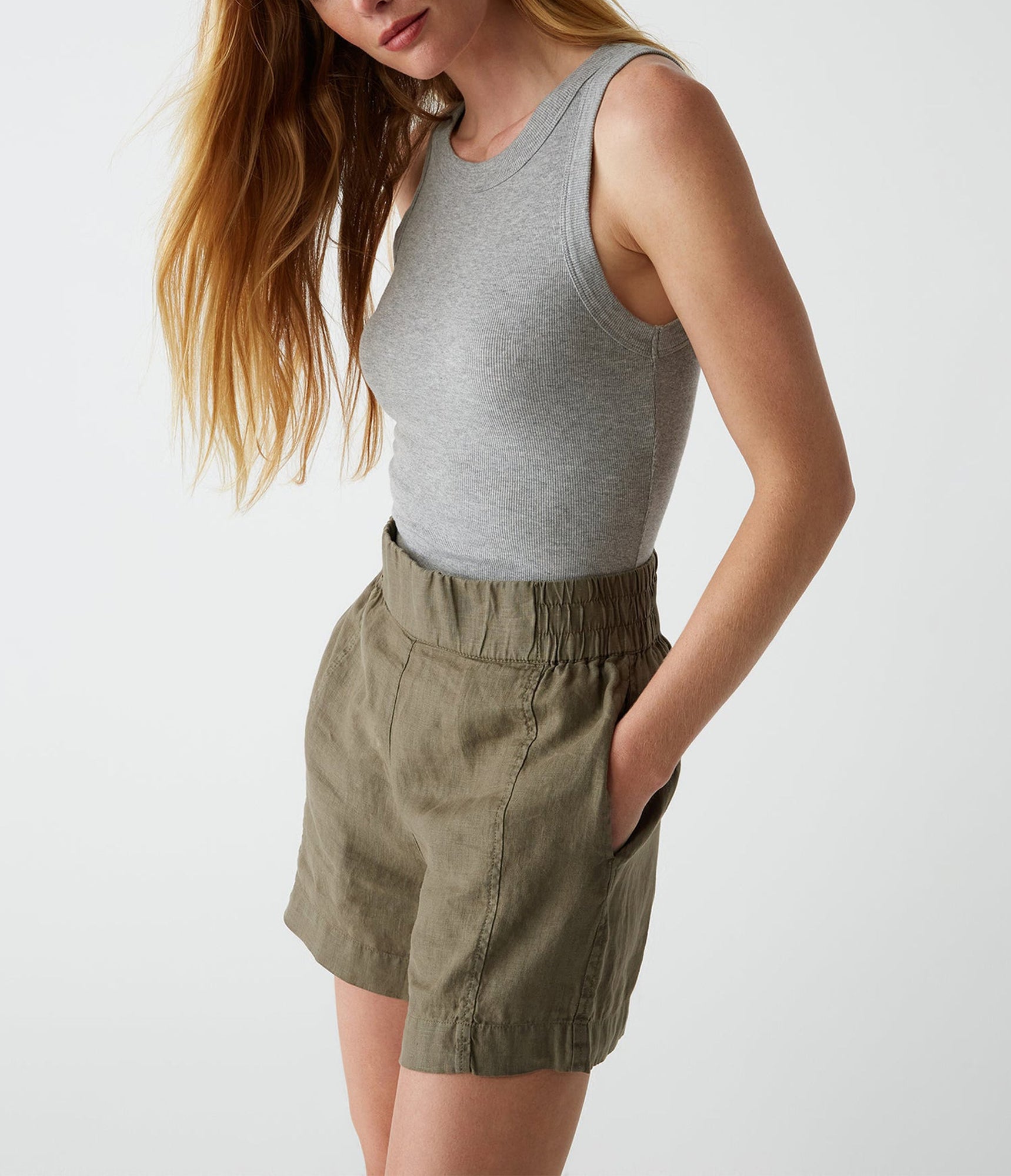 Mavis High Rise Short | Camo