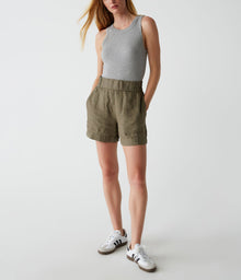 Mavis High Rise Short | Camo
