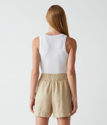Mavis High Rise Short | Natural