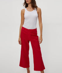 Geraldine Linen Straight Leg Pant | Rumba