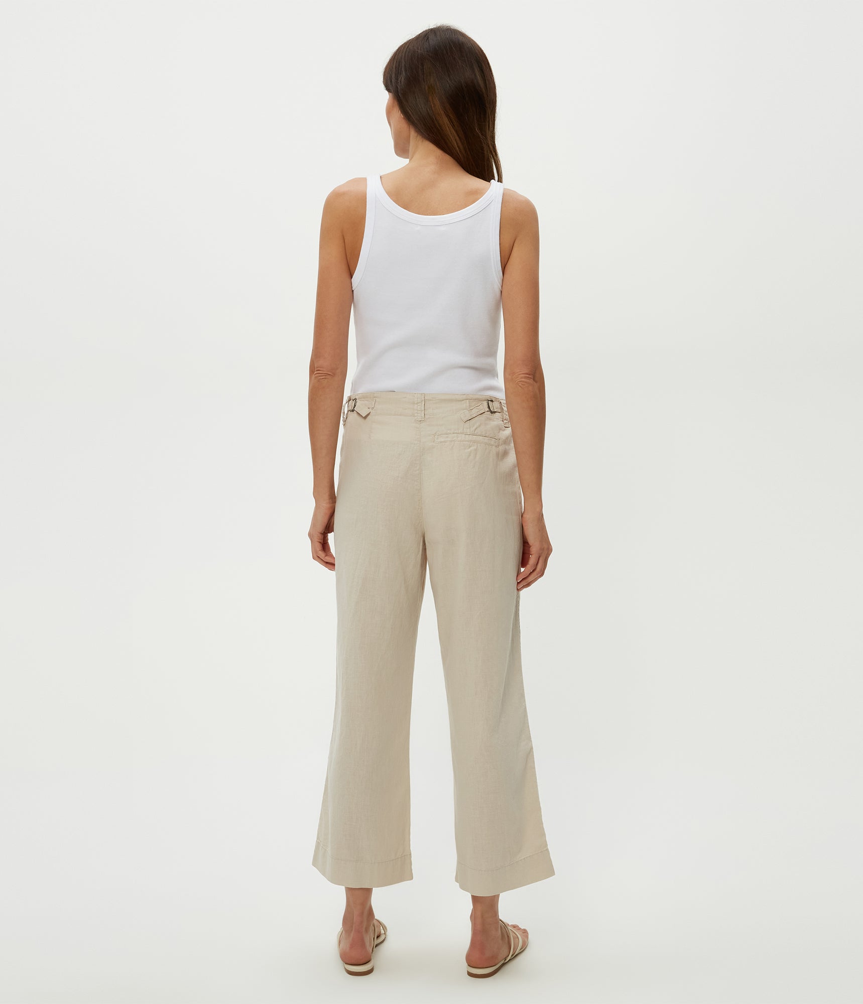Geraldine Linen Straight Leg Pant | Windchime