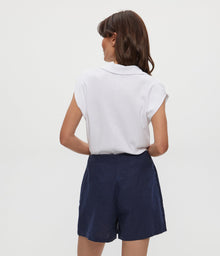 Klue Linen Mini Skort | Nocturnal