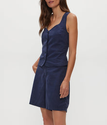 Velma Linen Short | Nocturnal