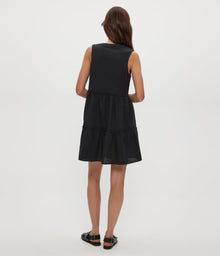 Sandra Linen Dress | Black