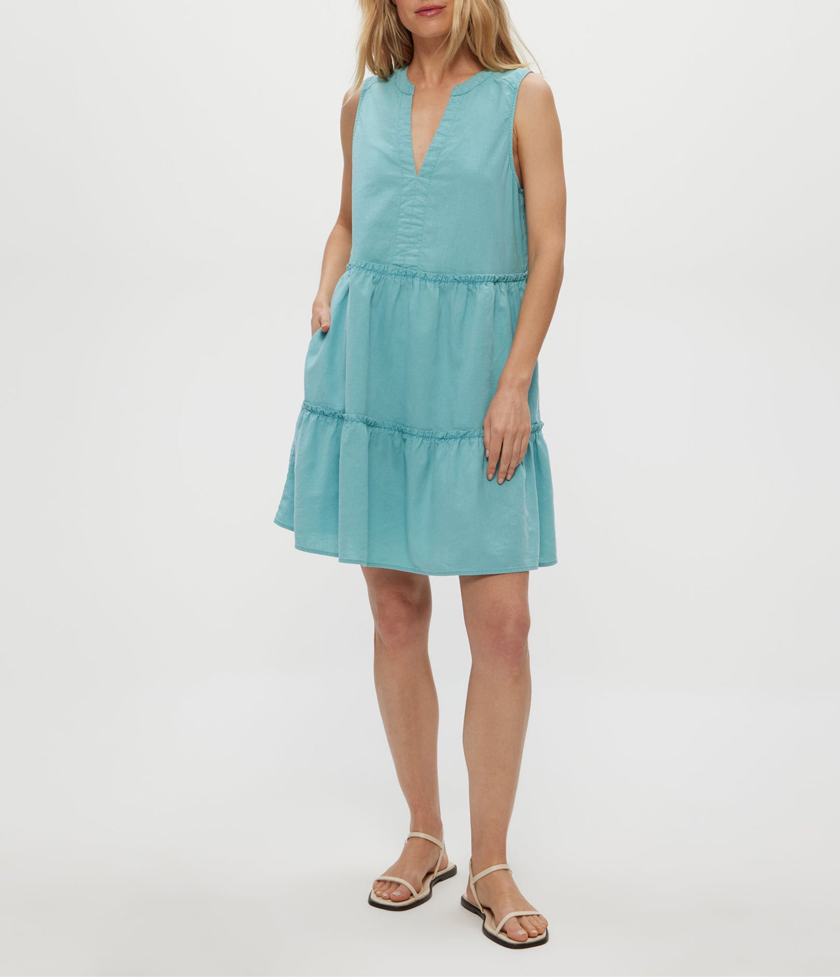 Sandra Linen Dress | Serene