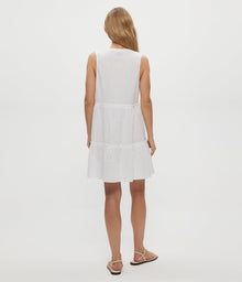 Sandra Linen Dress | White