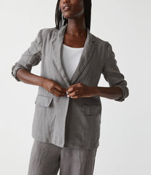 Lottie Linen Blazer | Oxide