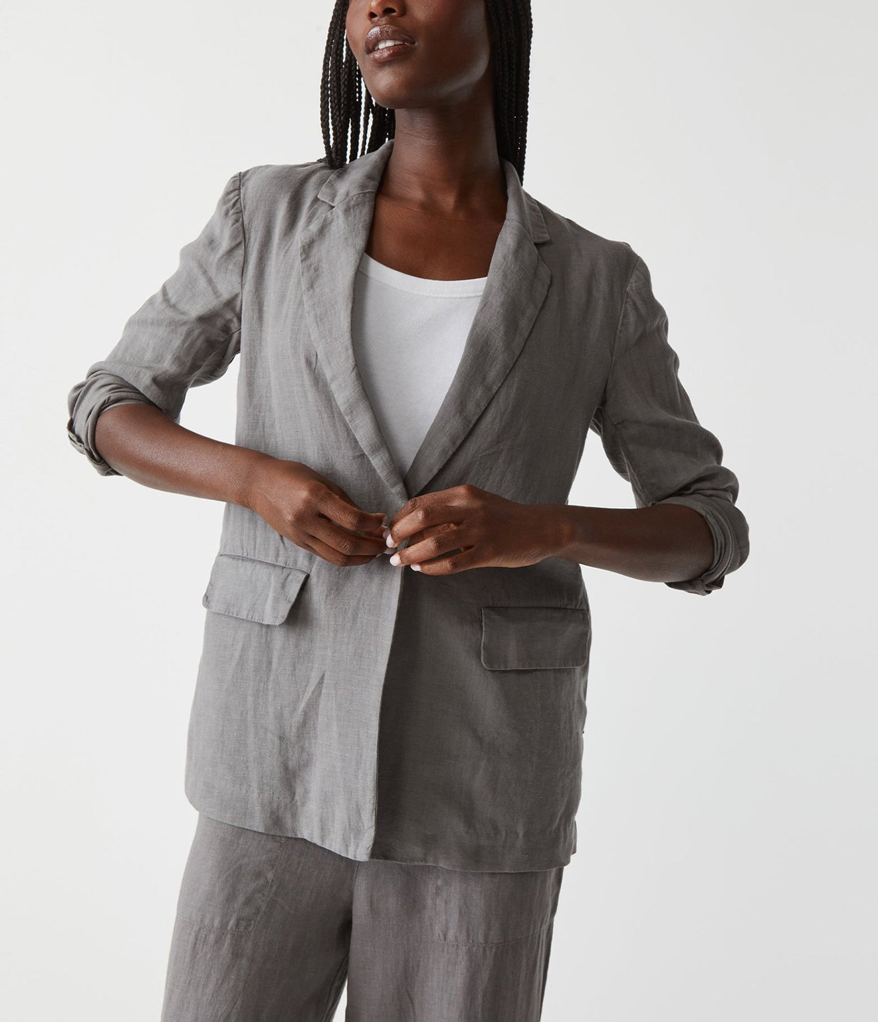 Lottie Linen Blazer | Oxide