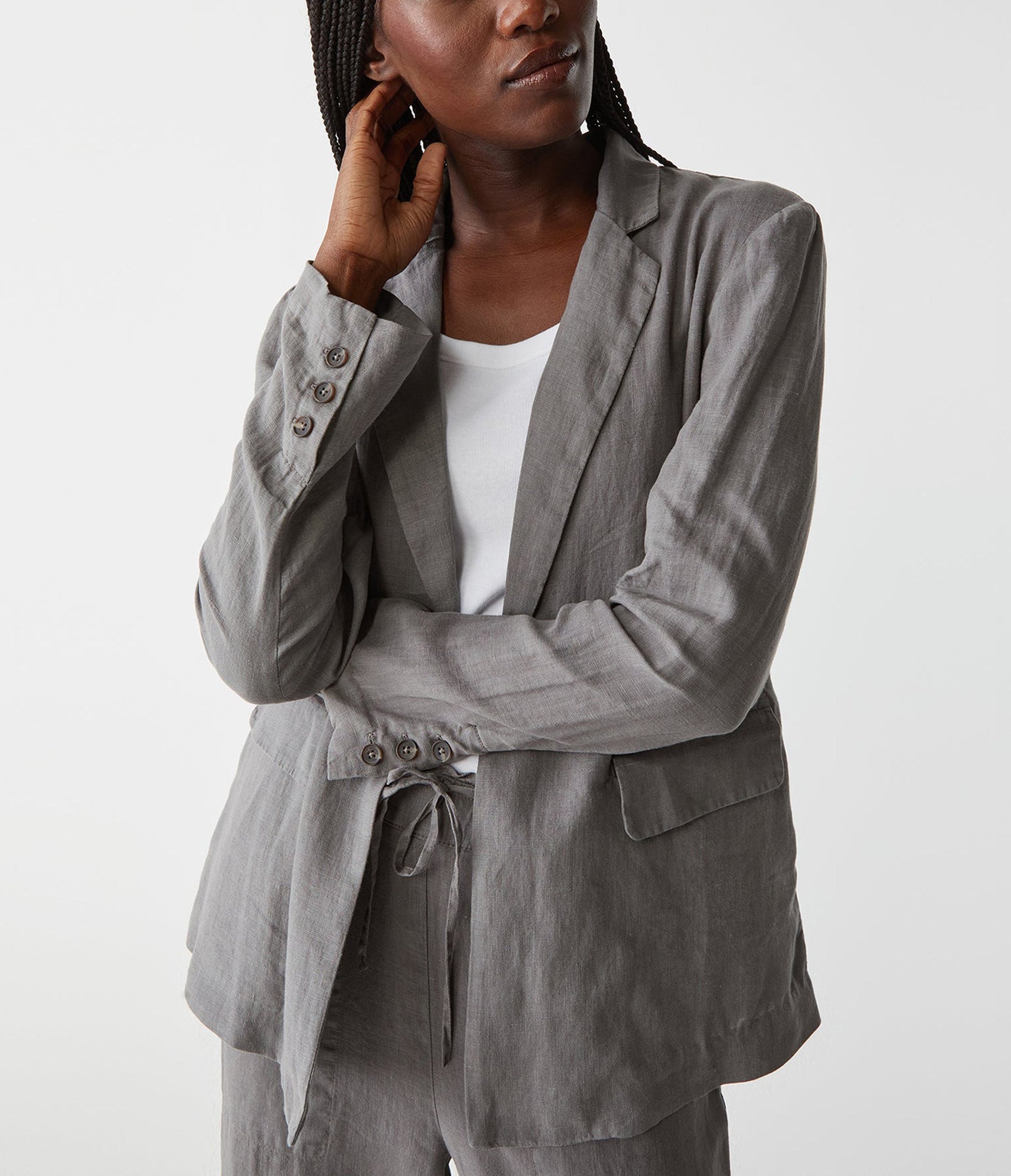Lottie Linen Blazer | Oxide