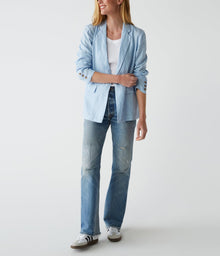 Lottie Linen Blazer | Water