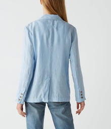 Lottie Linen Blazer | Water