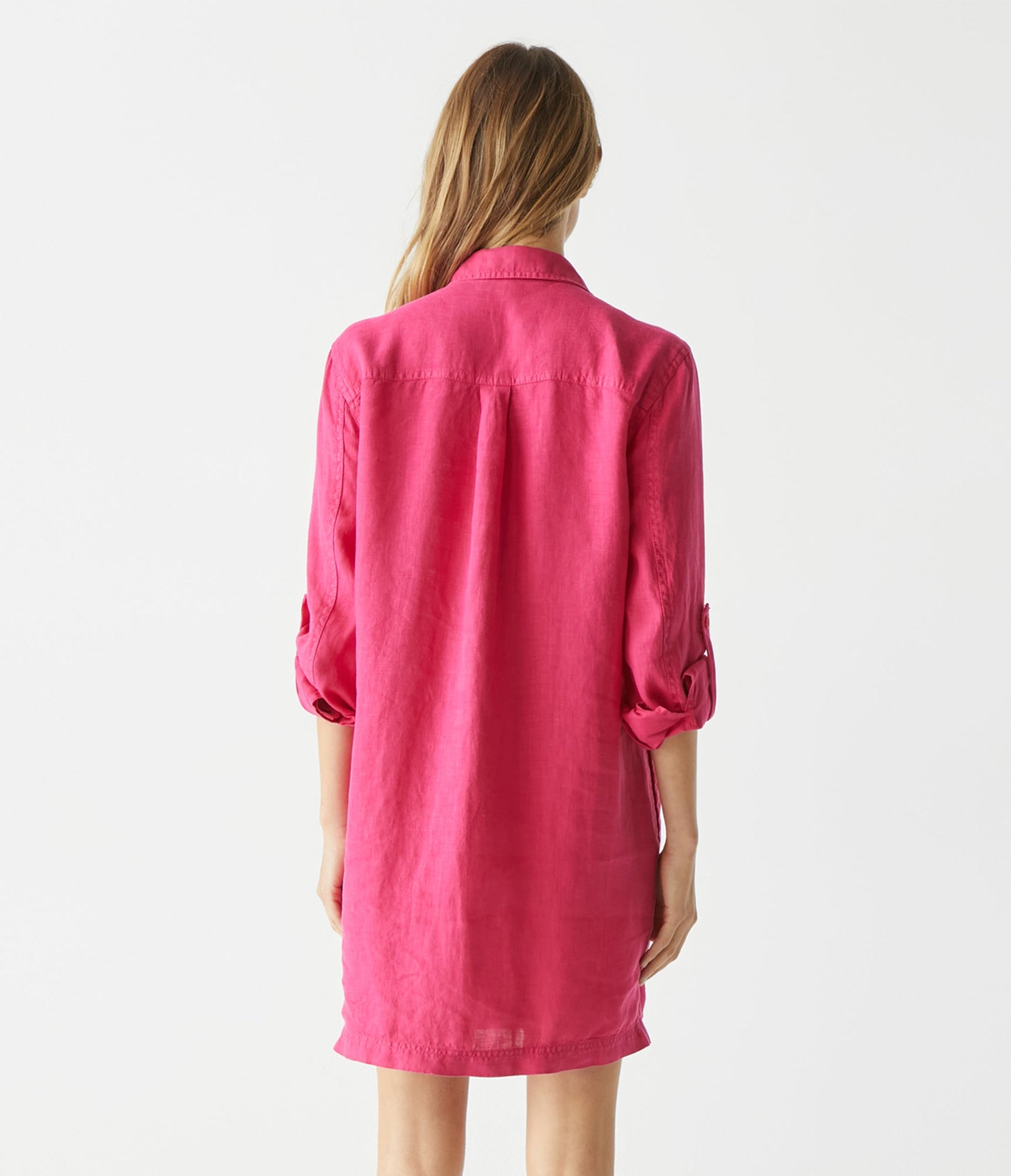 Eleanor Linen Shirt Dress | Dark Voltage