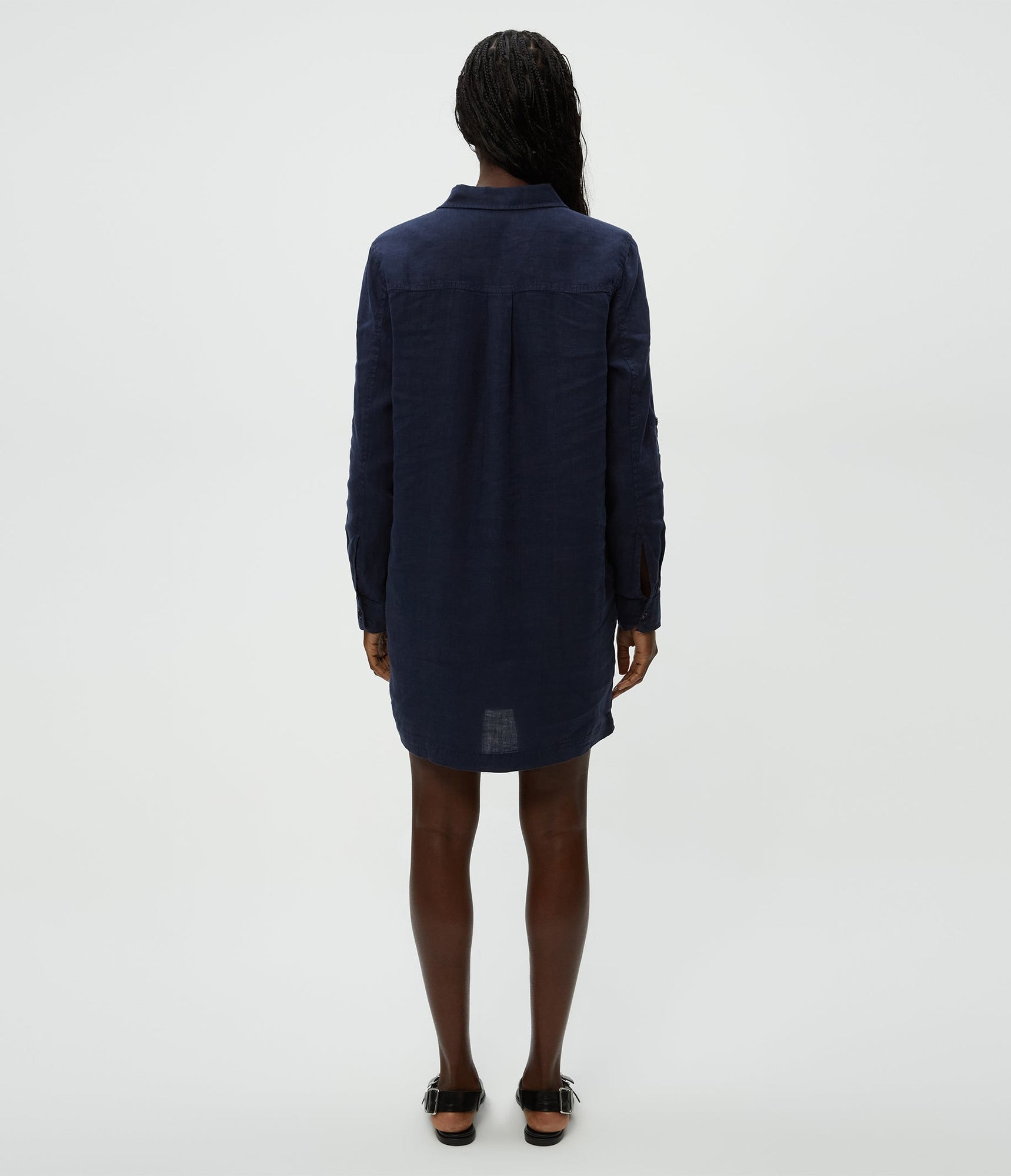 Eleanor Linen Shirt Dress | Nocturnal