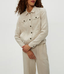 Jean Linen Jacket | Windchime