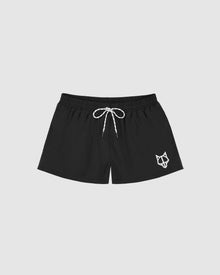 Mens | Wolfe Head Swim Shorts | Black