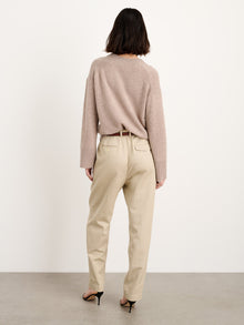 Women | Keaton Double Pleat Pant | Twill Putty