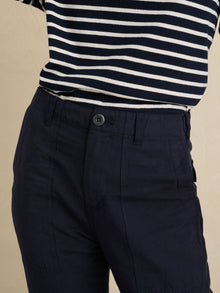 Women | Neil Utility Straight Leg Pant | Washed Navy