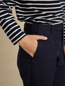 Women | Neil Utility Straight Leg Pant | Washed Navy