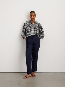 Women | Mia Pant | Drapey Twill Dark Navy