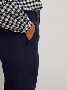 Women | Mia Pant | Drapey Twill Dark Navy