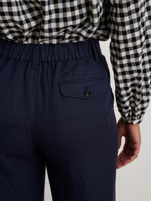 Women | Mia Pant | Drapey Twill Dark Navy