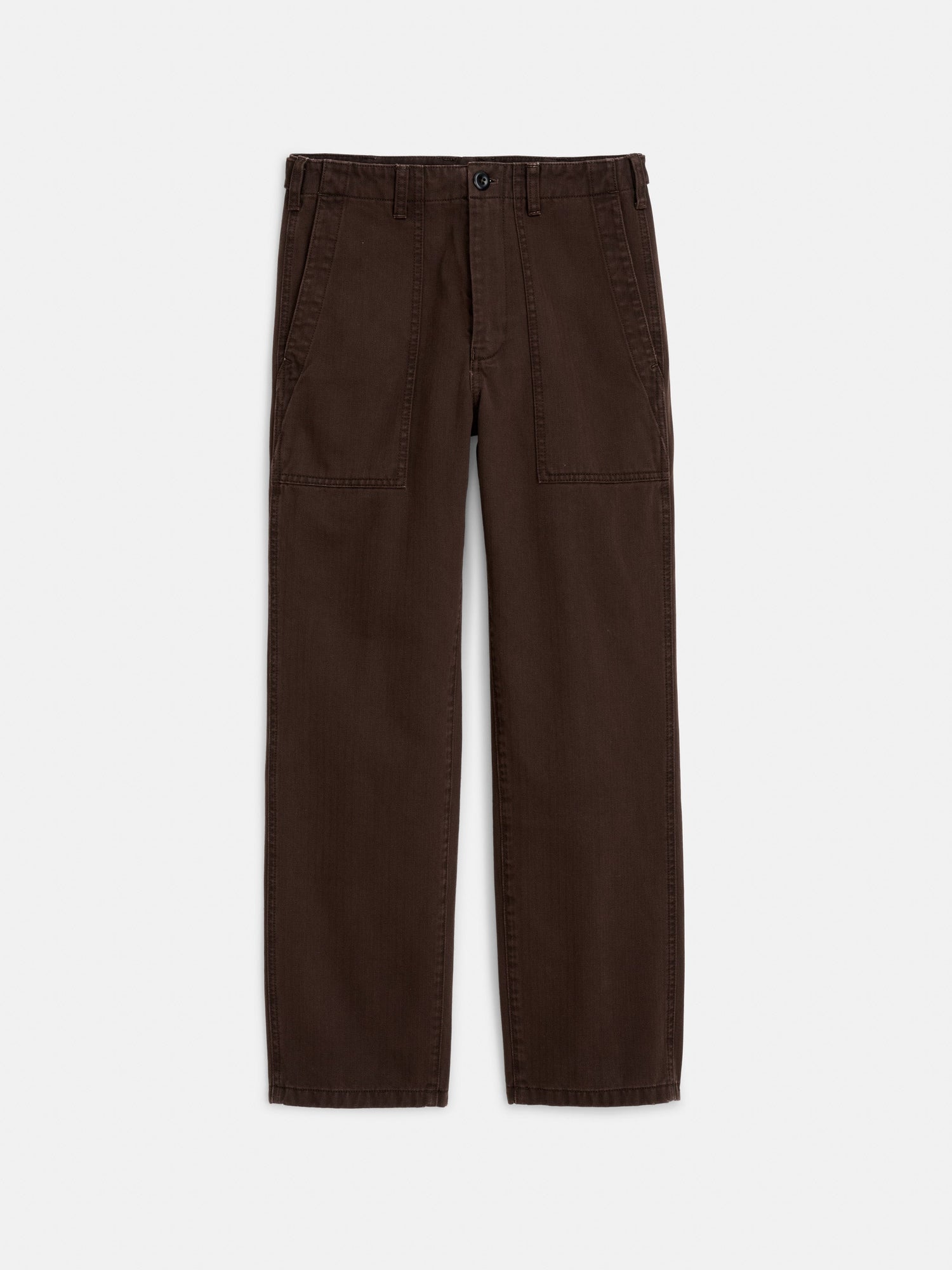 Women | Neil Pant | Herringbone Espresso
