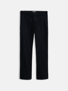 Women | Neil Pant | Herringbone Washed Black
