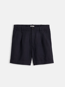 Women | Madeline Pleated Shorts | Twill Washed Black