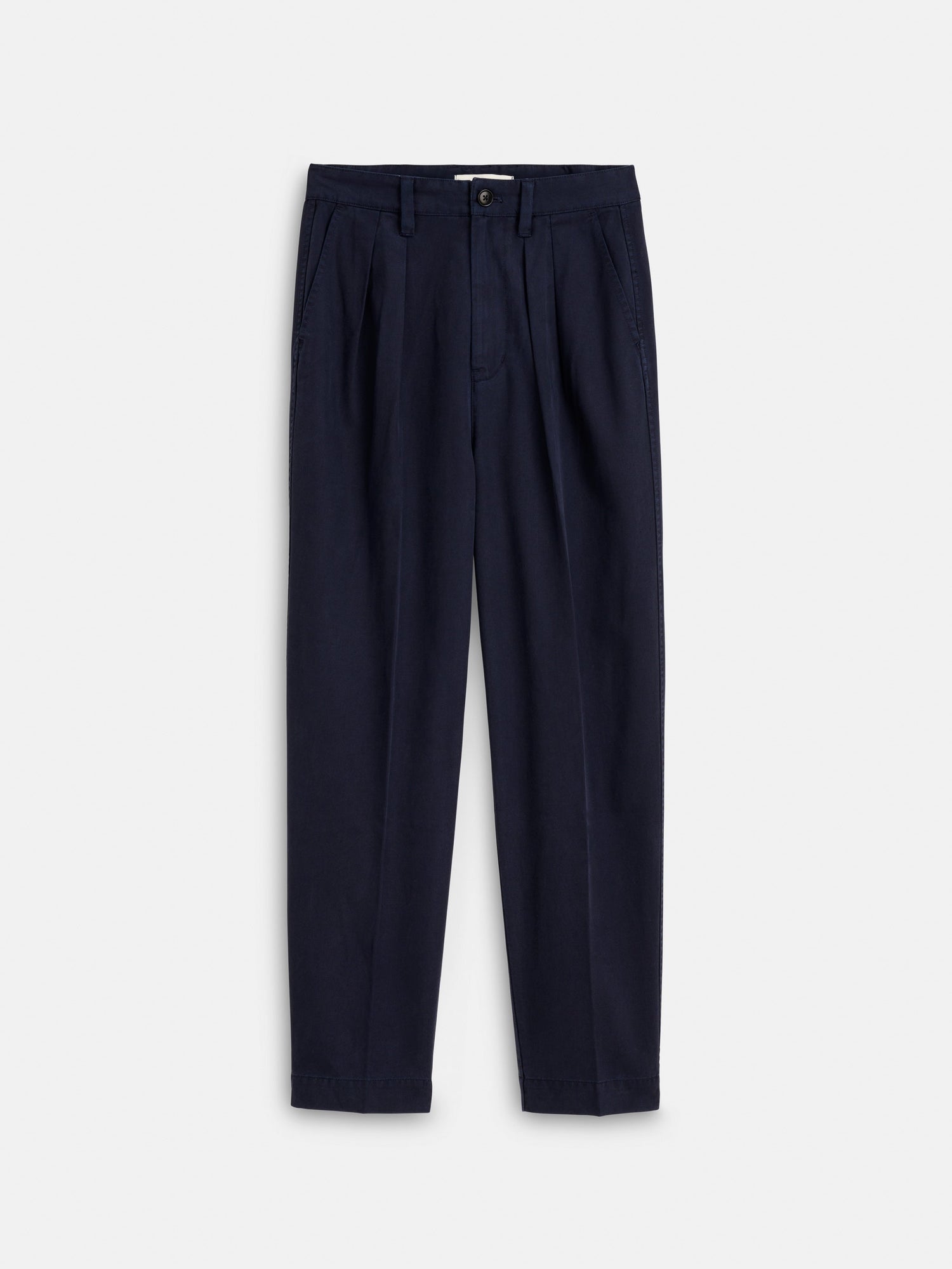Women | Keaton Double Pleat Pant | Twill Dark Navy