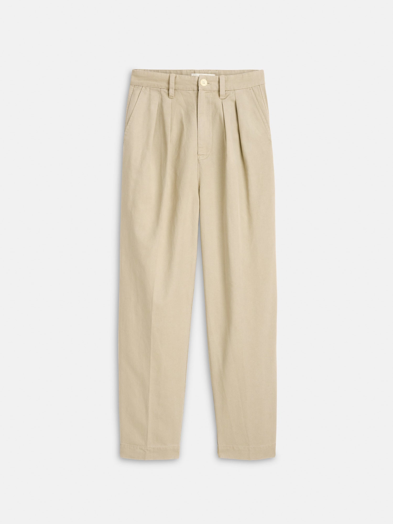 Women | Keaton Double Pleat Pant | Twill Putty