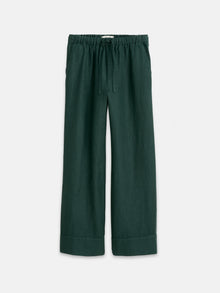 Women | Riley Pant | Linen Pine Grove