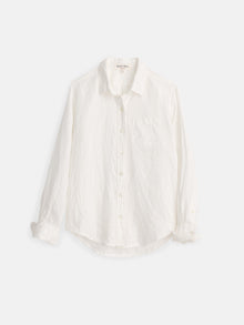 Women | Wyatt Shirt | Linen Hemlock White
