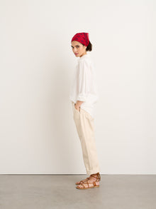 Women | Wyatt Shirt | Linen Hemlock White