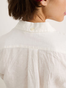 Women | Wyatt Shirt | Linen Hemlock White