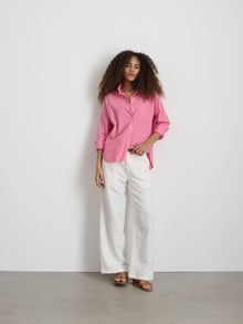 Women | Jo Shirt | Cotton Poplin Peony