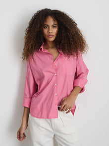 Women | Jo Shirt | Cotton Poplin Peony