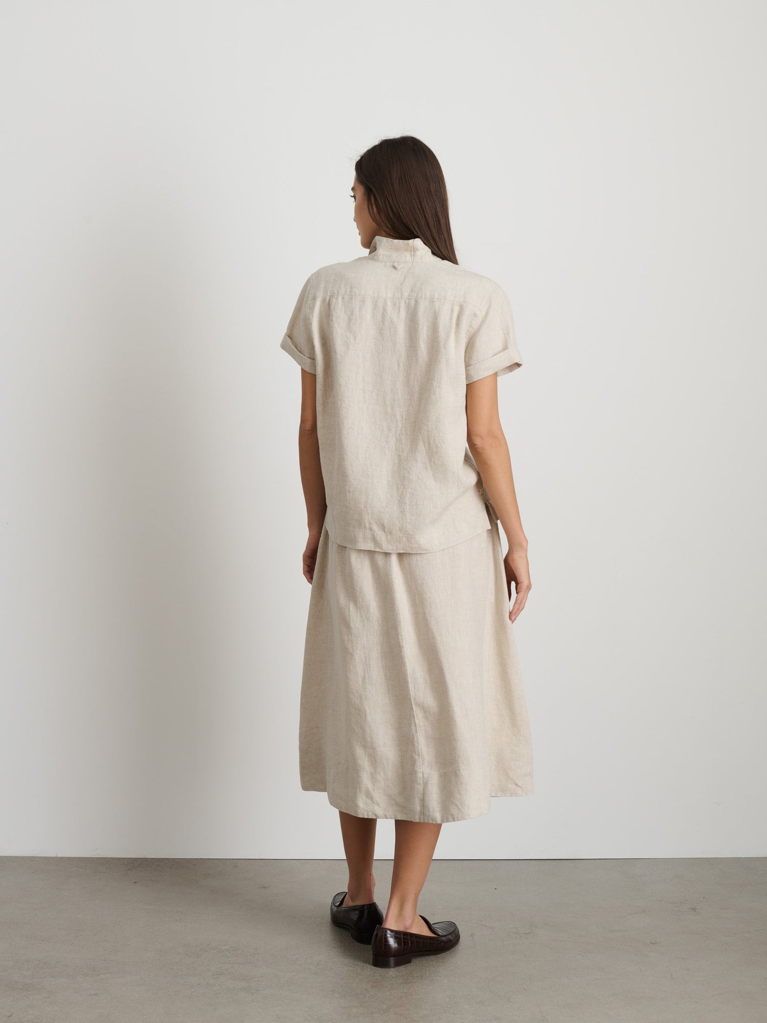Women | Maddie Skirt | Flax Linen Flax