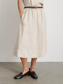 Women | Maddie Skirt | Flax Linen Flax