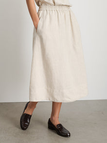 Women | Maddie Skirt | Flax Linen Flax