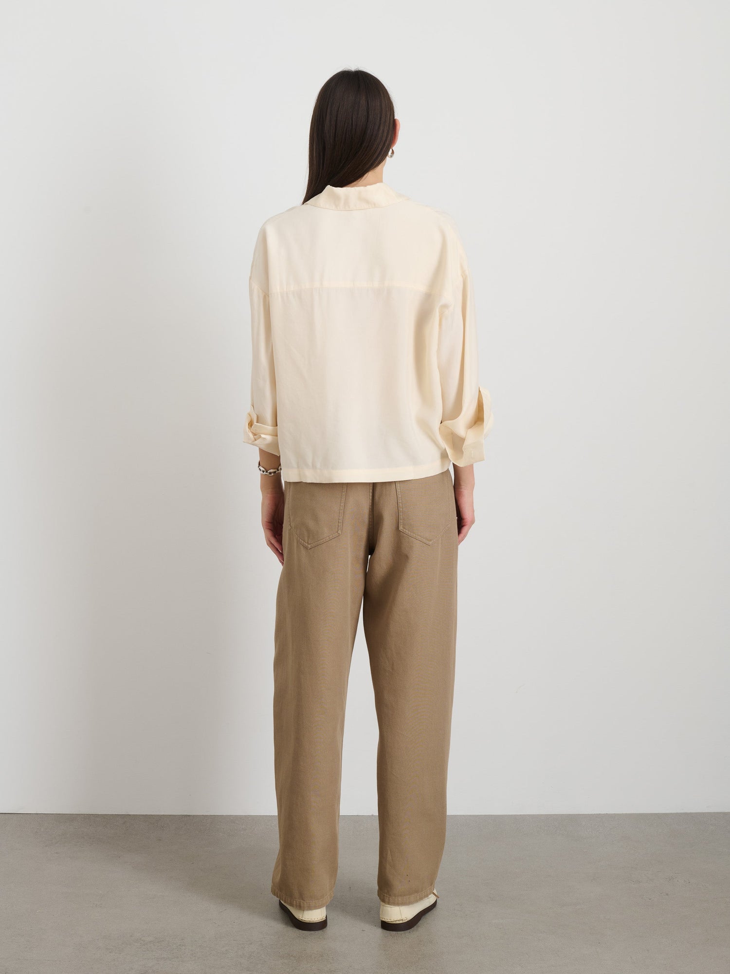 Women | Gemma Top | Cupro Ivory