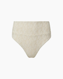 Womens | Emelia Bikini Bottom | White/Gold