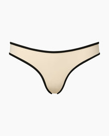 Womens | Milly Bikini Bottom | Egret/Black
